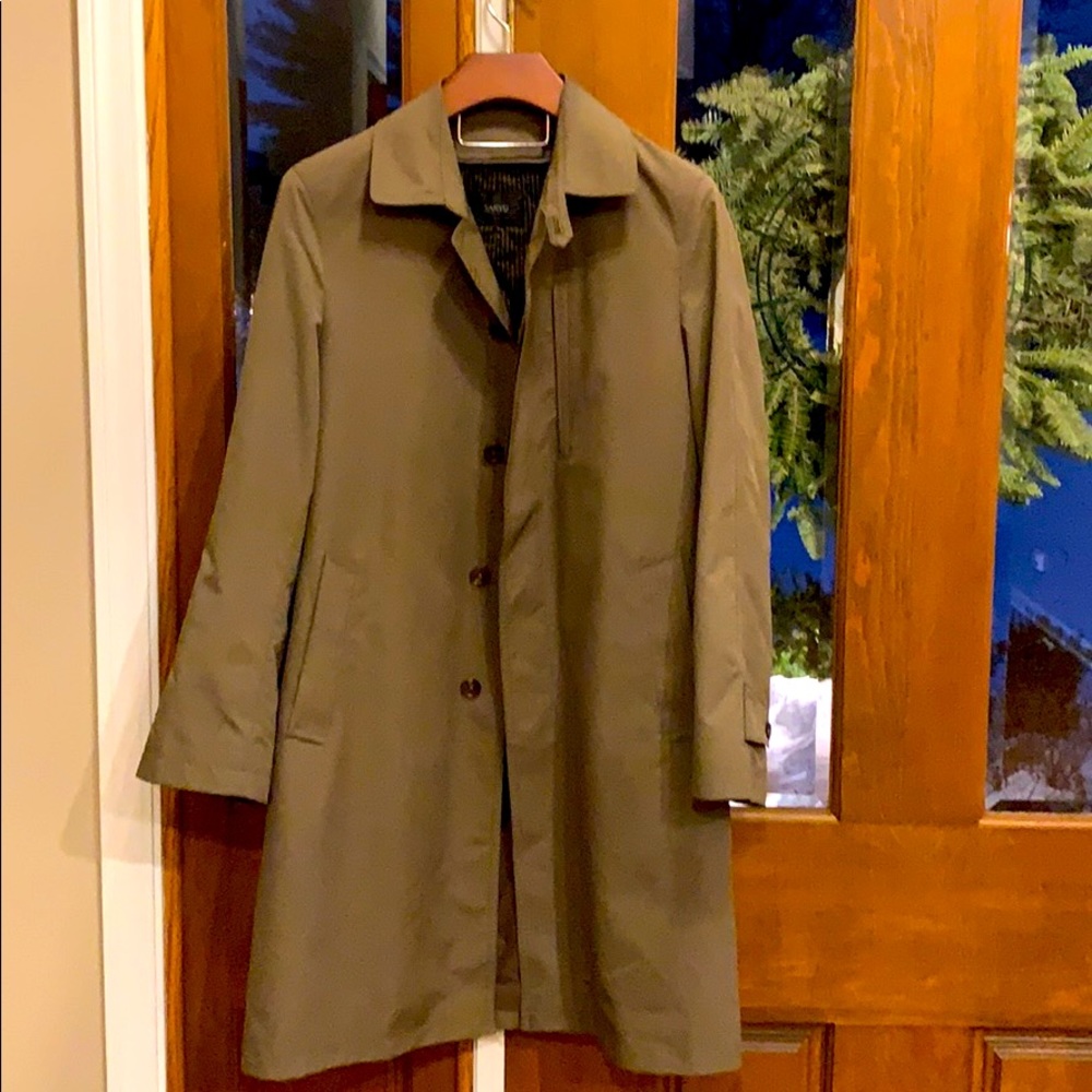 Sanyo Streamlined Trench Coat Dark Taupe 38R